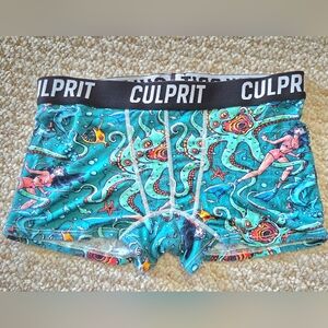 Culprit Graphic Boxer Briefs - Multicolor Undersea Adventure 'Get It Kraken!'